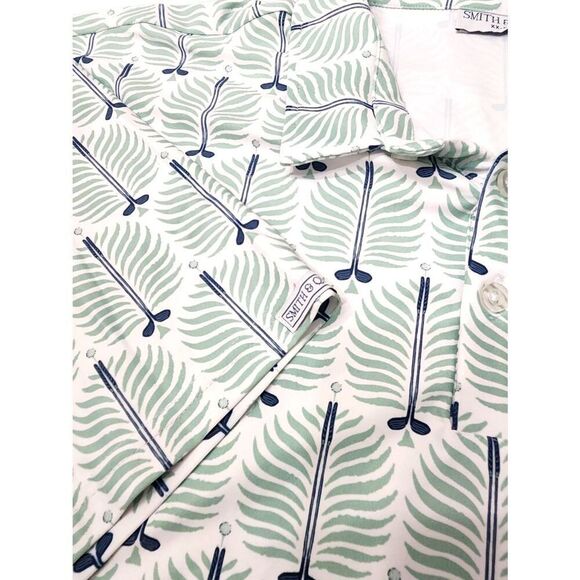 Smith & Quinn Golf Polo Men’s Size XXL Performance All Over Print Floral Golf - Picture 2 of 8